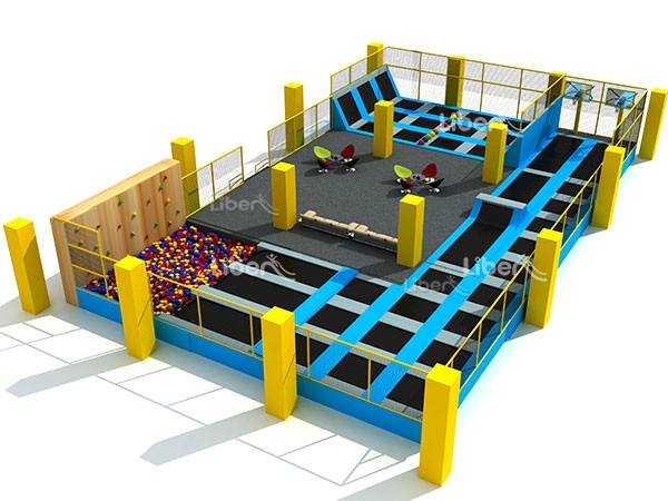 2017 Commercial Used Indoor Trampoline Park Manufacturer In China